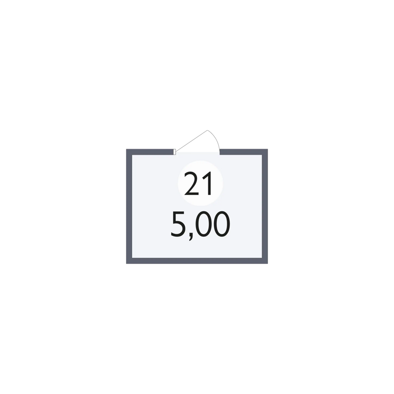квартира из списка 0 Мегаполис-Парк - Кладовка квартира №21 площадью 5 кв.м • Позиция 101